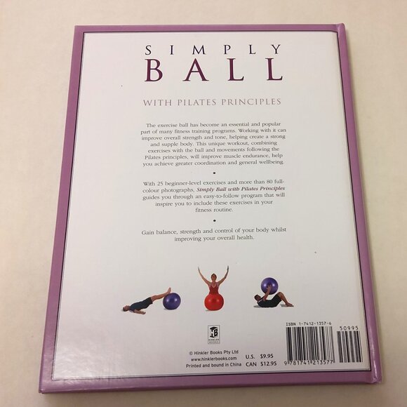 Preowned Simply Ball with Pilates Principles (Book & DVD) - 2003 Exercise - Picture 2 of 3